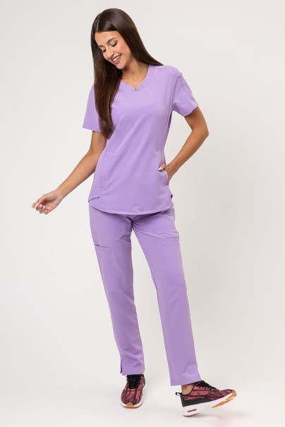 Komplet medyczny damski Uniforms World 518GTK™ (bluza Lucy, spodnie Alivia) lawendowy-1