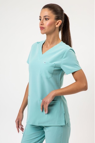 Bluza medyczna damska Uniforms World 518GTK™ Phillip aqua-1