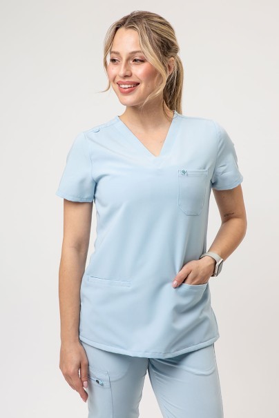 Bluza medyczna damska Uniforms World 518GTK™ Phillip błękitna-1