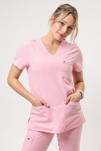 Bluza medyczna damska Uniforms World 518GTK™ Phillip różowa-1