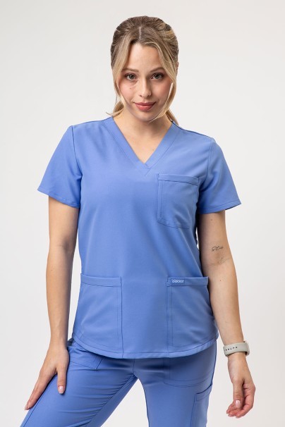 Bluza medyczna damska Cherokee Ultra 3-pocket klasyczny błękit-1