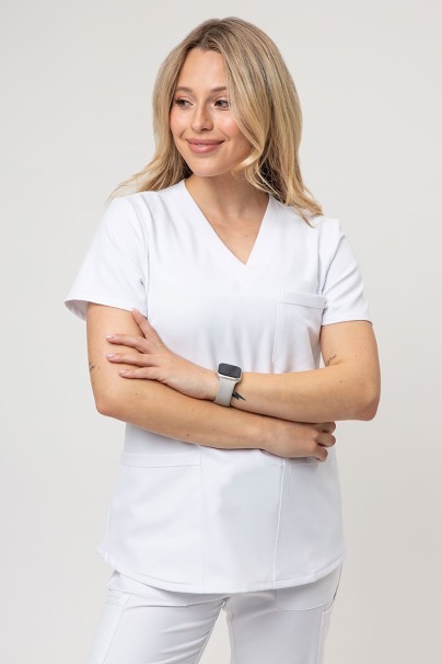 Bluza medyczna damska Cherokee Ultra 3-pocket biała-1