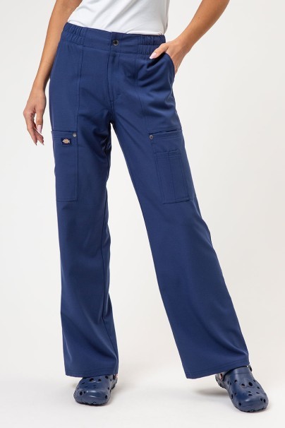 Spodnie medyczne damskie Dickies EDS NXT Wide Leg ciemny granat-1
