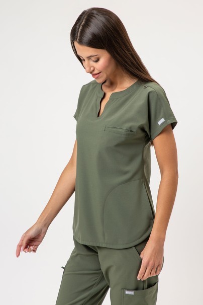 Bluza medyczna damska Maevn Momentum Dolman oliwkowa-1