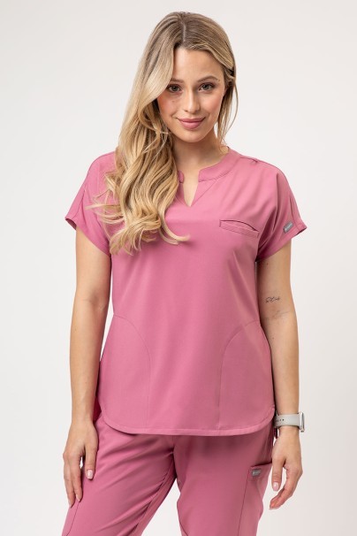 Bluza medyczna damska Maevn Momentum Dolman pastelowy róż-1