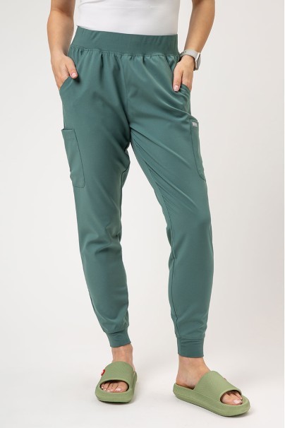 Spodnie medyczne damskie Maevn Momentum Jogger pastelowa zieleń-1