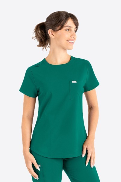 Bluza medyczna damska Maevn Momentum Round Neck zielona