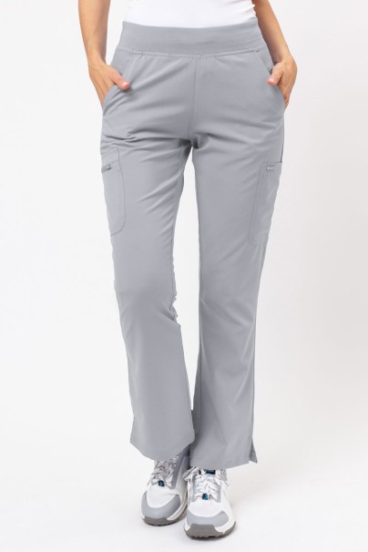 Spodnie medyczne damskie Maevn Momentum Flare Leg popielate