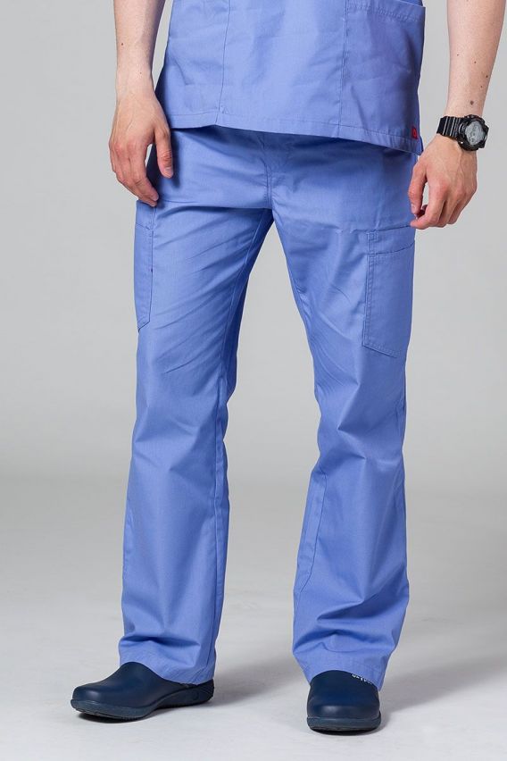 Spodnie męskie Maevn Red Panda Cargo (6 kieszeni) klasyczny błękit-1