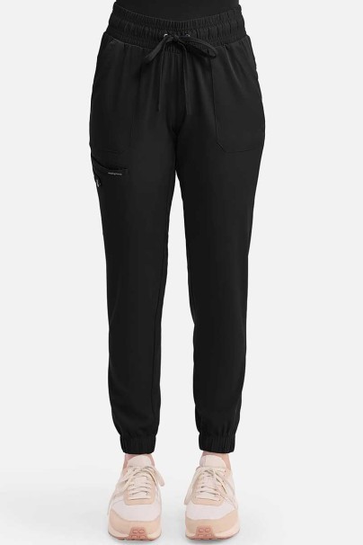 Spodnie medyczne damskie Healing Hands Renee jogger czarne-1