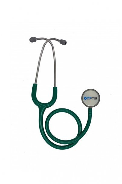 Stetoskop internistyczny Oromed dwustronny - zielony-1