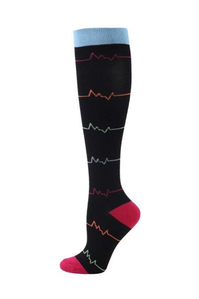 Skarpetki kompresyjne Uniforms World Care blue EKG-1