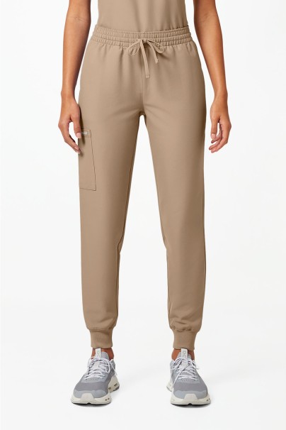 Spodnie medyczne damskie Cherokee Originals Ultra jogger beżowe