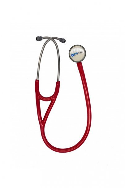 Stetoskop kardiologiczny Oromed, dwustronny - burgundowy-1