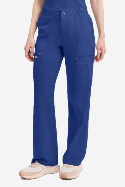 Spodnie medyczne damskie Dickies EDS NXT Wide Leg granatowe-1