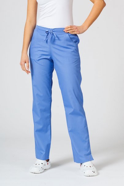Spodnie medyczne damskie Maevn Red Panda klasyczny błękit-1