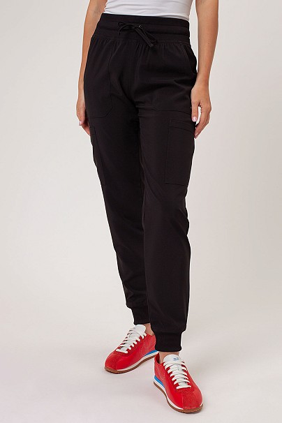 Spodnie medyczne damskie Dickies EDS Essentials Mid Rise jogger czarne