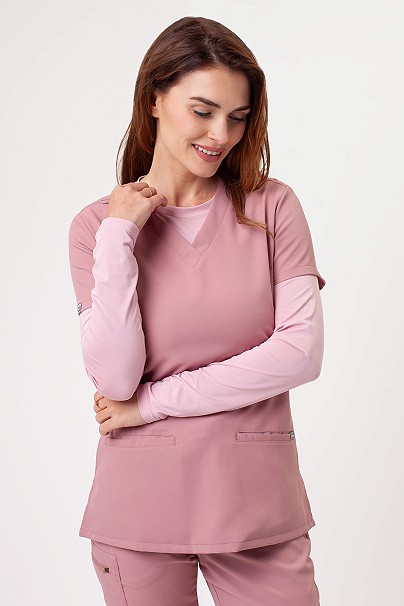 Bluza medyczna damska Sunrise Lite Shift pastelowy róż