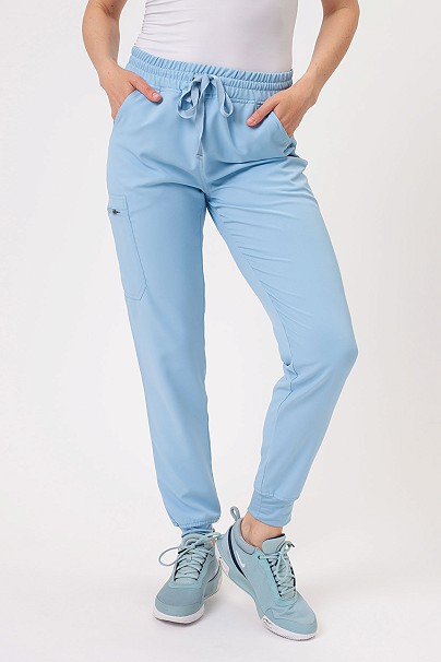 Spodnie medyczne damskie Sunrise Lite Fit jogger błękitne