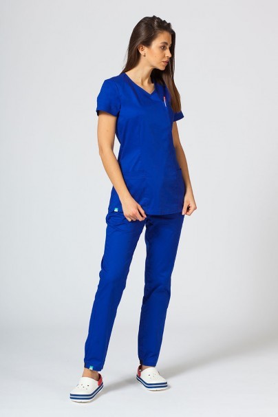 Komplet medyczny damski Sunrise Uniforms Active II (bluza Fit, spodnie Loose) granatowy-1