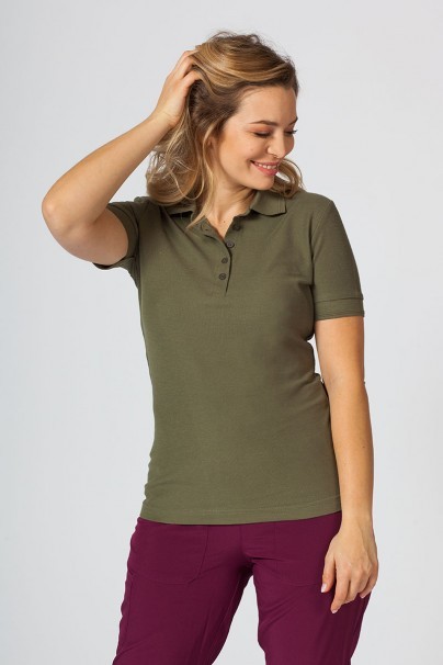 Koszulka damska Malfini Pique Polo khaki-1