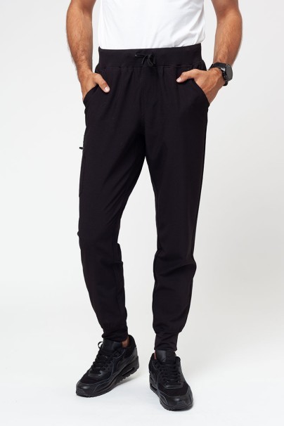 Spodnie medyczne męskie Uniforms World 309TS™ Louis czarne-1
