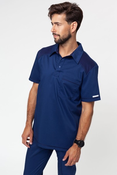 Bluza/koszulka medyczna męska Cherokee Revolution Active Men Polo ciemny granat-1