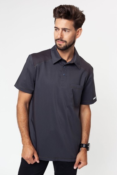 Bluza/koszulka medyczna męska Cherokee Revolution Active Men Polo szara-1