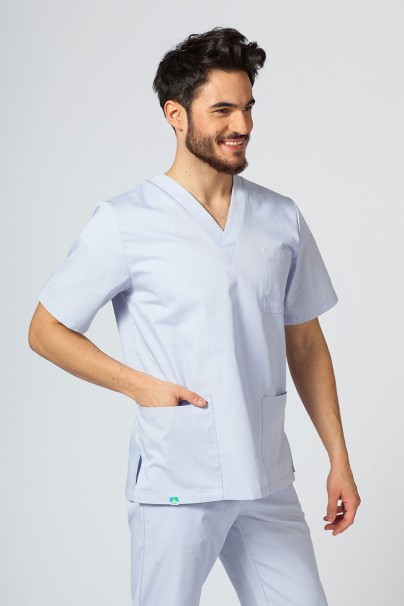 Bluza medyczna męska Sunrise Uniforms Basic Standard popielata-1
