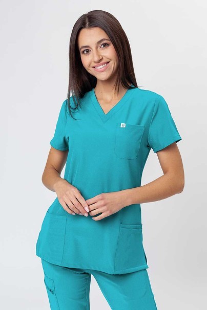 Bluza medyczna damska Uniforms World 309TS™ Valiant morski błekit-1