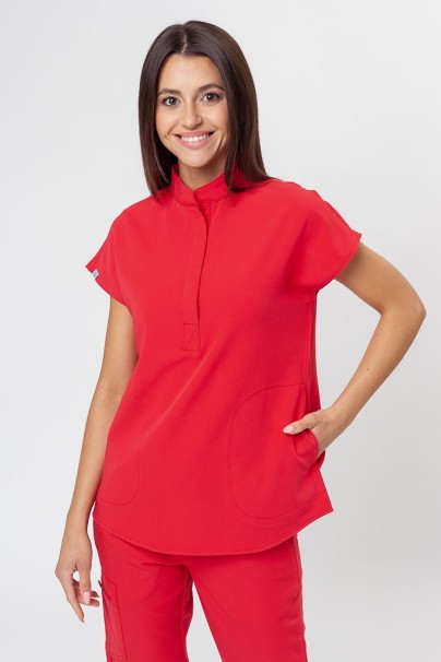 Bluza medyczna damska Uniforms World 518GTK™ Avant czerwona-1