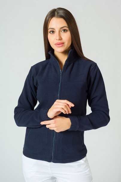 Bluza polarowa damska Malfini Fleece Jacket ciemny granat-1