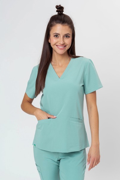 Bluza medyczna damska Sunrise Uniforms Premium Joy aqua-1