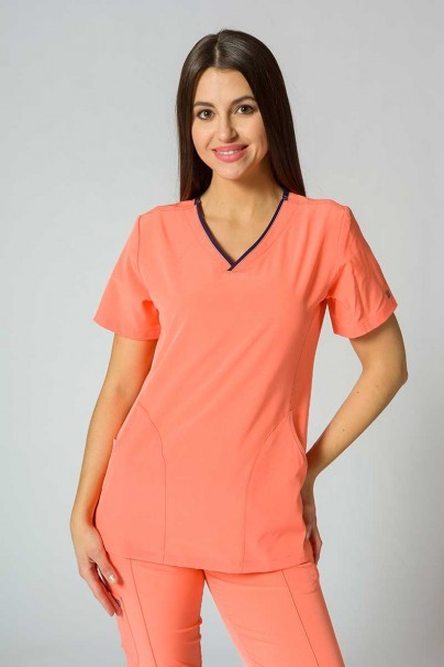 Bluza damska Maevn Matrix Impulse Stylish koralowa-1