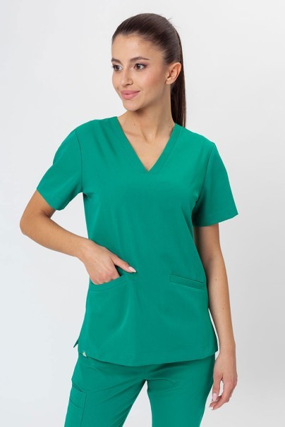 Bluza medyczna damska Sunrise Uniforms Premium Joy zielona-1