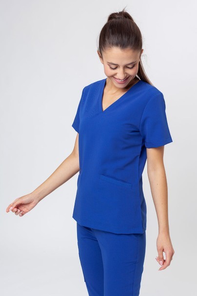 Bluza medyczna damska Sunrise Uniforms Premium Joy granatowa-1