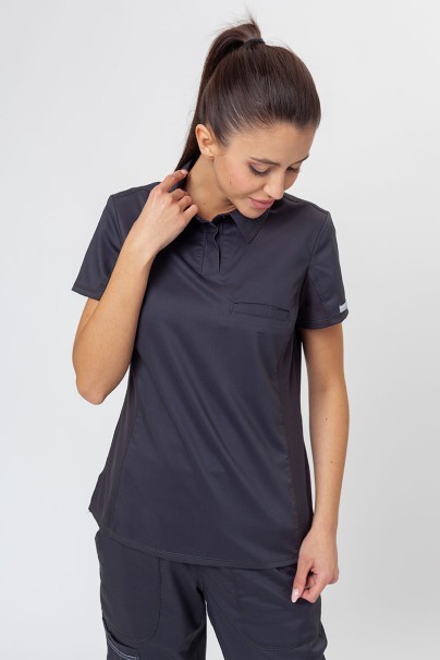 Bluza/koszulka medyczna damska Cherokee Revolution Active Polo szara-1