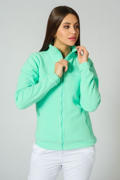 Bluza polarowa damska Malfini Fleece Jacket miętowa-1