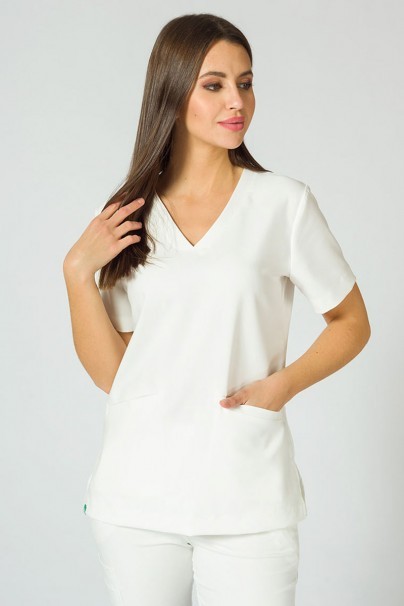 Bluza medyczna damska Sunrise Uniforms Premium Joy ecru-1