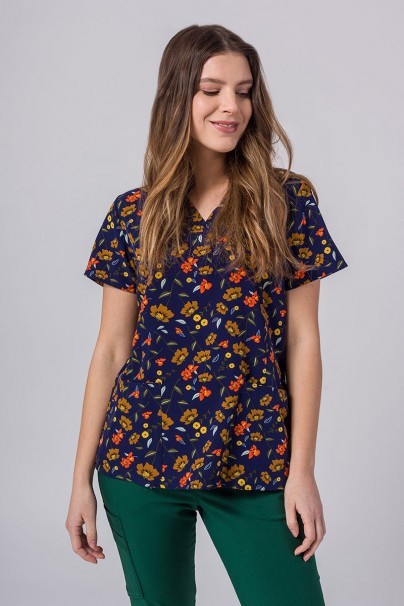 Kolorowa bluza damska Maevn Prints szepty kwiatów-1