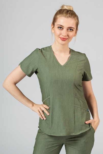 Bluza damska Adar Uniforms Modern oliwkowa-1
