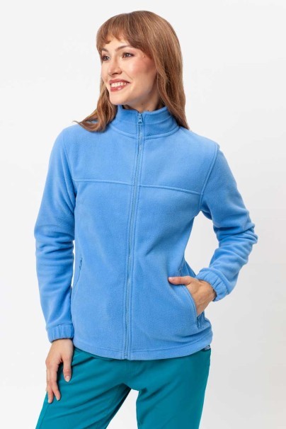Bluza polarowa damska Malfini Fleece Jacket lazurowa-1