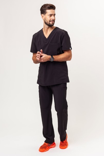 Komplet medyczny męski Cherokee Infinity (bluza V-neck, spodnie Fly) czarny-1