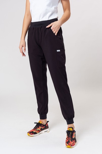 Spodnie medyczne damskie Maevn Momentum Jogger czarne-1