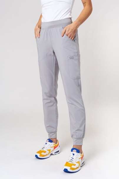 Spodnie medyczne damskie Maevn Momentum Jogger popielate-1