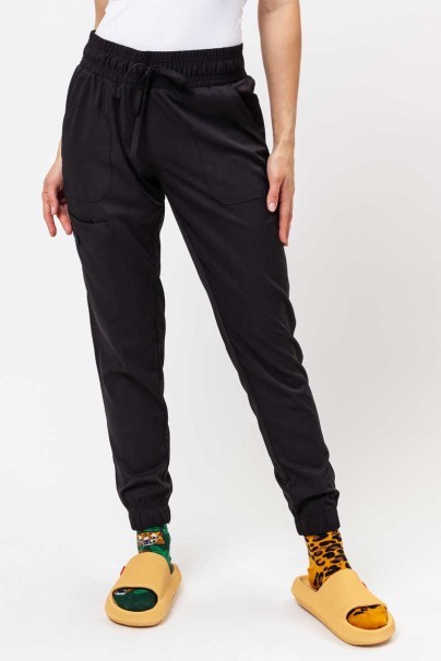 Spodnie medyczne damskie Healing Hands Renee jogger czarne-1