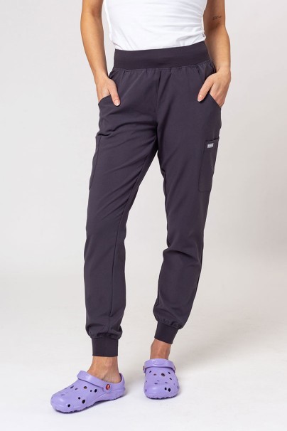 Spodnie medyczne damskie Maevn Momentum Jogger szare-1