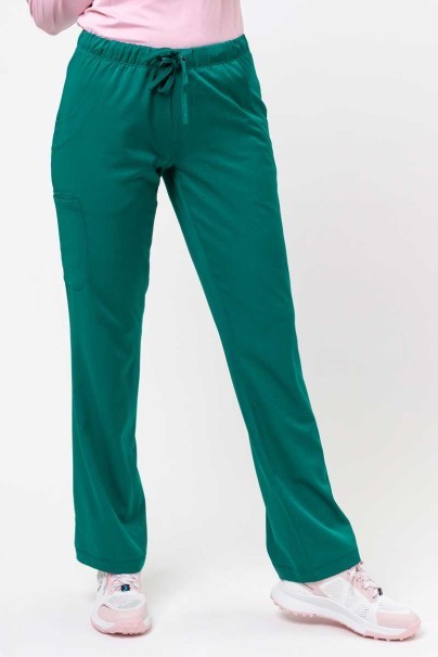 Spodnie medyczne damskie Healing Hands Rebecca Flare zielone-1