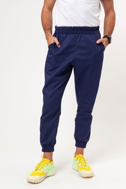 Spodnie medyczne męskie Sunrise Easy FRESH jogger ciemny granat-1