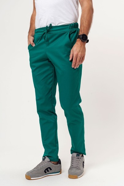 Spodnie medyczne męskie Sunrise Basic Regular FRESH zielone-1
